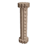 Brown Stone Pillar